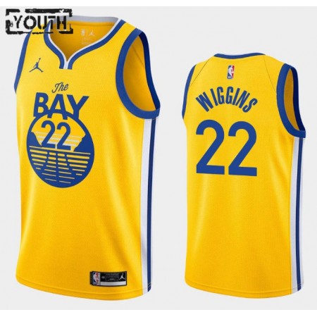 Dres Golden State Warriors Andrew Wiggins 22 2020-21 Jordan Brand Statement Edition Swingman - Dječji